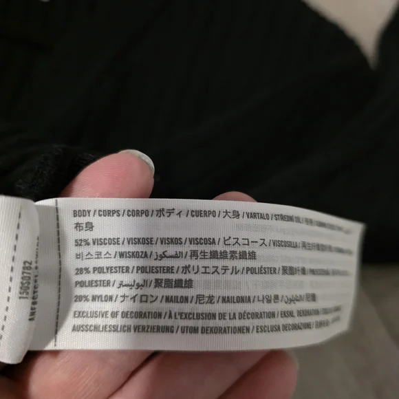 Abercrombie & Fitch Black Ribbed Cardigan - Picture 6 of 6